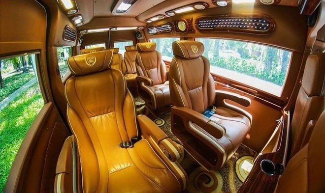 Xe Sapa Dragon Express Nội thất Tiện ích Limousine 9 chỗ