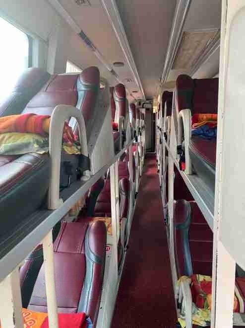 Xe Phú Lộc (Huế) Giường nằm Tiện ích Nội thất Giường nằm 44 giường