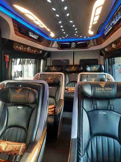 Xe Long Vân Limousine Ghế ngồi Nội thất Tiện ích Limousine 9 chỗ