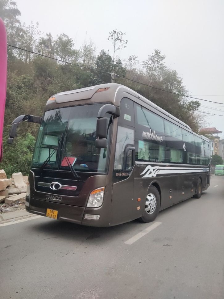 Xe SaPa Explore Mặt trước xe Giường nằm 36 chỗ
