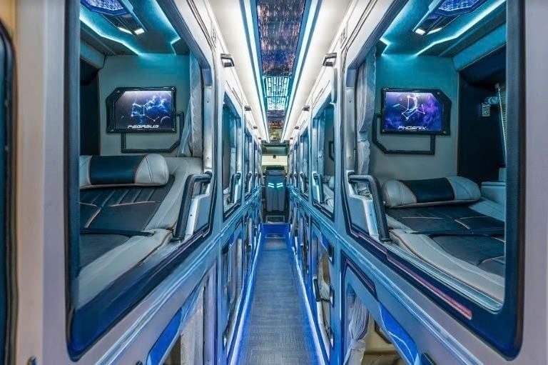 Xe Phúc Sinh Ghế ngồi Giường nằm Tiện ích Nội thất Limousine 24 phòng (WC)
