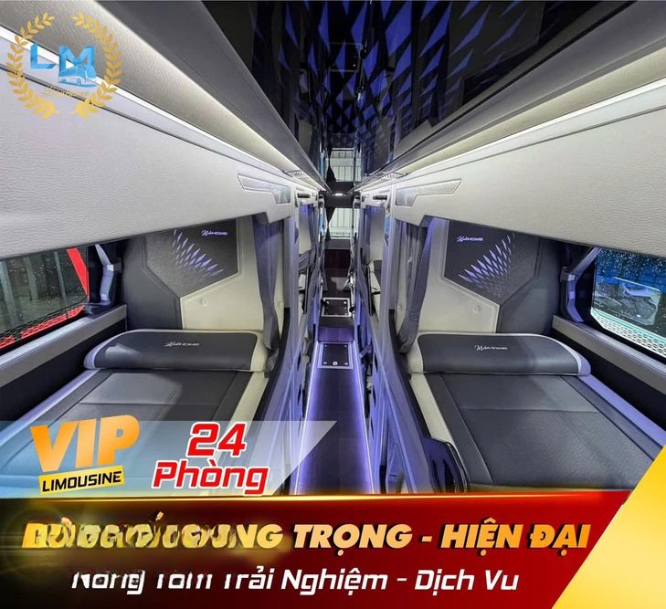 Xe Lục Mão Giường nằm Limousine 24 phòng