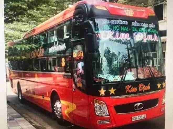 Xe Kim Định Mặt trước xe Bên hông xe 