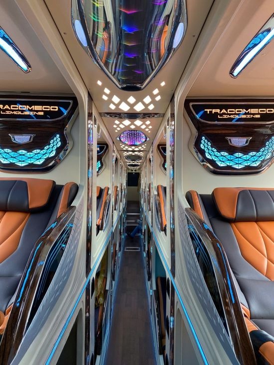 Xe Thảo Lan Giường nằm Tiện ích Nội thất Limousine 24 phòng