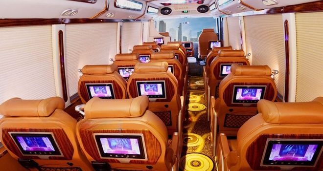 Xe Ninh Bình Limousine Ghế ngồi Tiện ích Limousine 19 chỗ