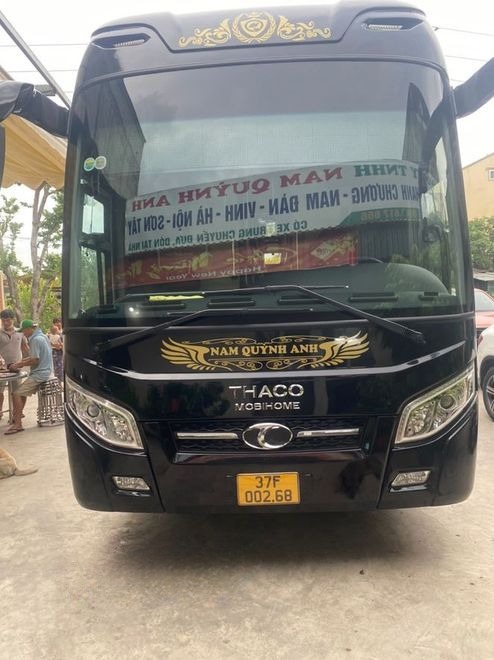 Xe Nam Quỳnh Anh Mặt trước xe 