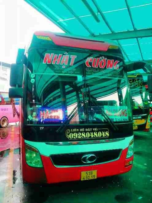 Xe Nhật Cường (Hải Phòng) Mặt trước xe Giường nằm 40 chỗ