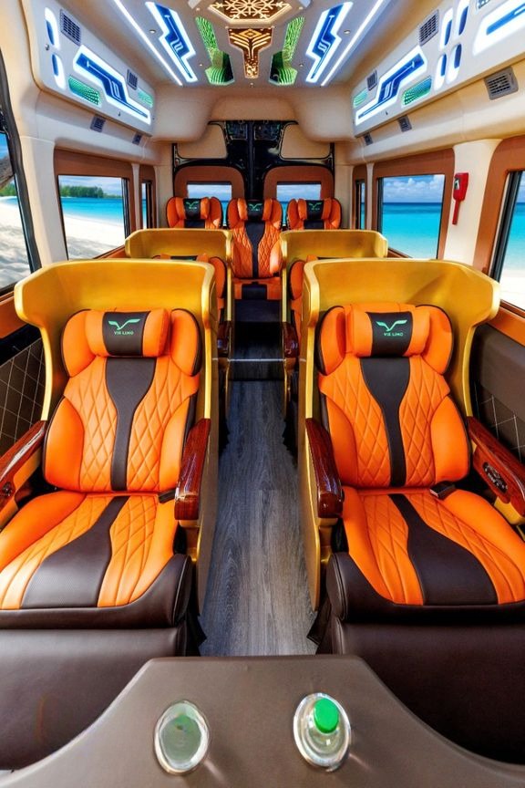 Xe Vie Limousine Ghế ngồi Limousine 9 chỗ