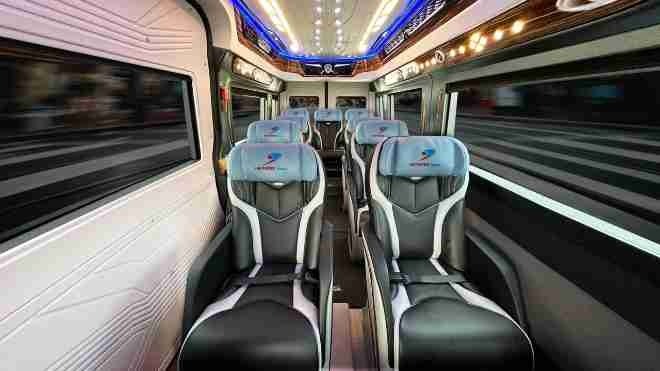 Xe Hải Phòng Travel Tiện ích Nội thất Limousine 9 chỗ