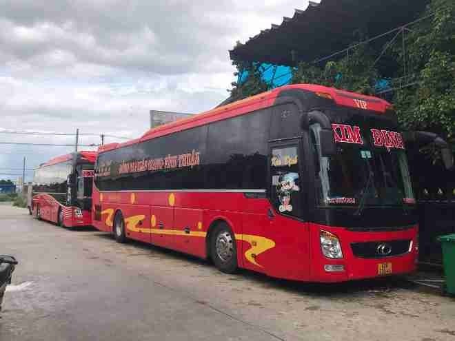 Xe Kim Định Mặt trước xe Bên hông xe 