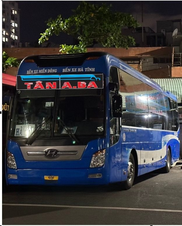 Xe Tân Aba Mặt trước xe Giường nằm 42 chỗ