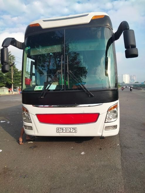 Xe Kim Kim Anh Mặt trước xe Giường nằm 40 chỗ