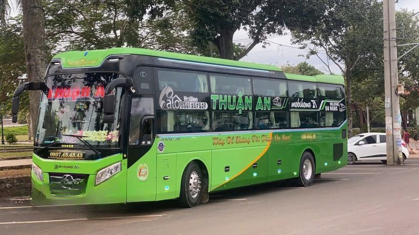 Xe Thuận An Bên hông xe Giường nằm 34 chỗ