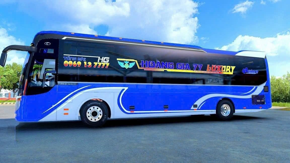 Xe Hoàng Gia 77 Bên hông xe Limousine 36 Giường