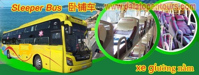 Xe DaLat Open Bên hông xe Giường nằm 44 chỗ