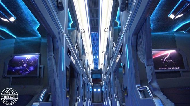 Xe Thái Sơn Nội thất Tiện ích Limousine 22 phòng 