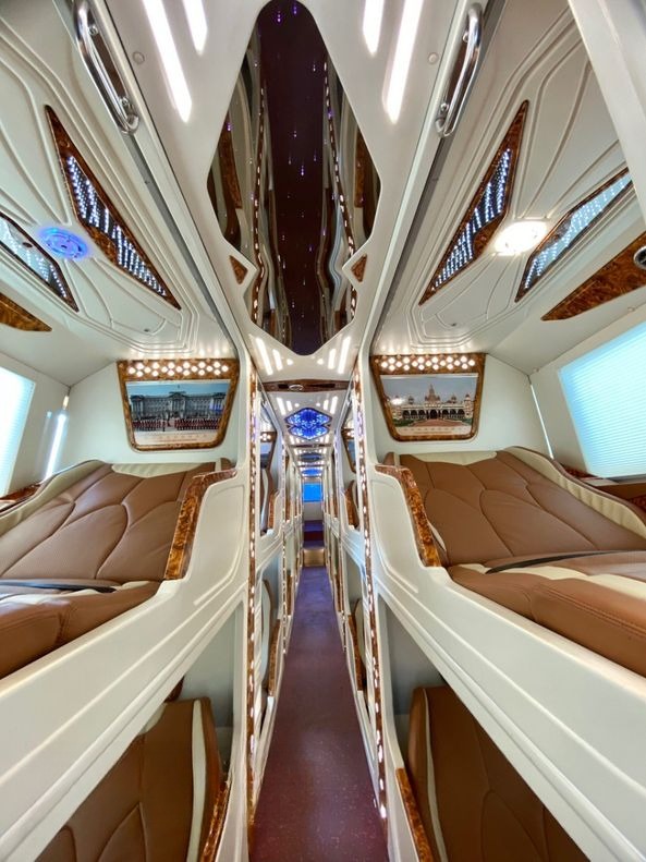 Xe Minh Quốc Nội thất Limousine 24 Giường Đơn