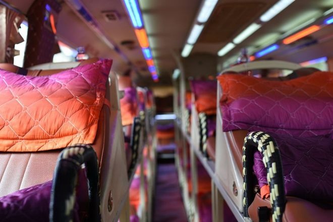 Xe An Phú Buslines Giường nằm Tiện ích Nội thất Giường nằm 41 chỗ