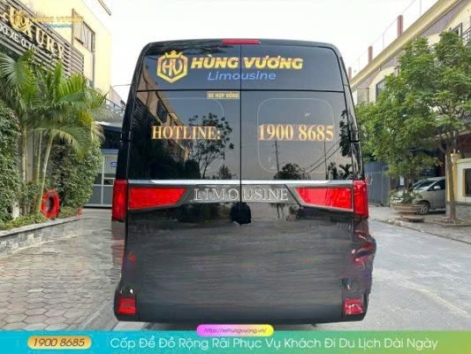 Xe 19 Limousine Mặt sau xe Limousine 11 chỗ