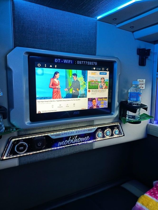 Xe Hải Luân Limousine Giường nằm Tiện ích Nội thất Limousine 24 Phòng Đôi