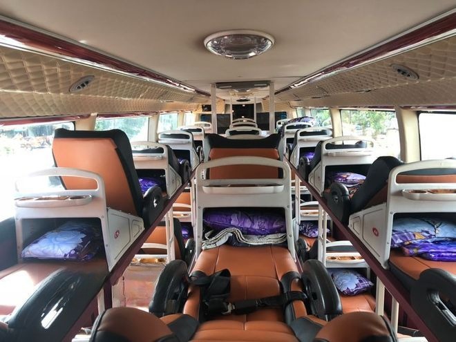 Xe Lovabus Giường nằm Tiện ích Nội thất Giường nằm 40 chỗ