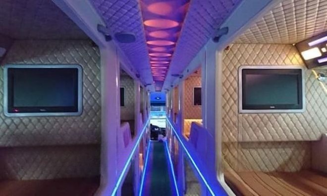 Xe Trí Nhân Giường nằm Tiện ích Limousine Giường Phòng 22 Chỗ