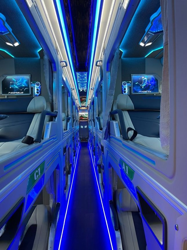 Xe Mai Linh (Đà Nẵng) Giường nằm Tiện ích Nội thất Limousine 24 Phòng