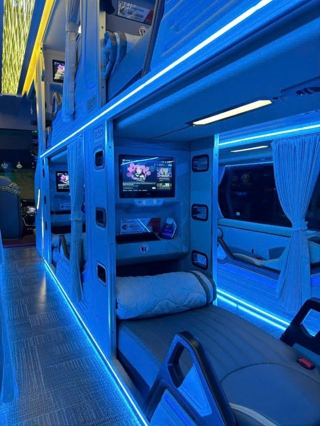 Xe Nguyên Dịu Tiện ích Nội thất Giường nằm Limousine 34 phòng