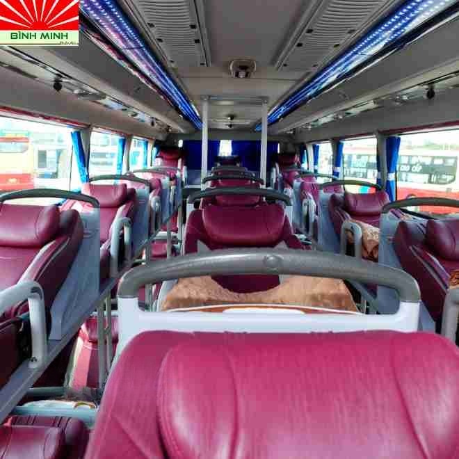 Xe Bình Minh (Mộc Châu Travel) Giường nằm Tiện ích Nội thất Giường nằm 40 chỗ