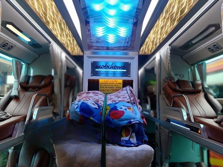 Xe Ngọc Vượng Giường nằm Nội thất Tiện ích Giường nằm 40 chỗ
