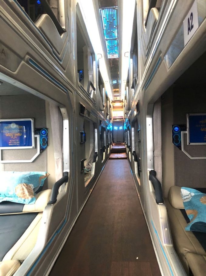 Xe Gia Phú - Gia Lai Nội thất Limousine 24 phòng đơn