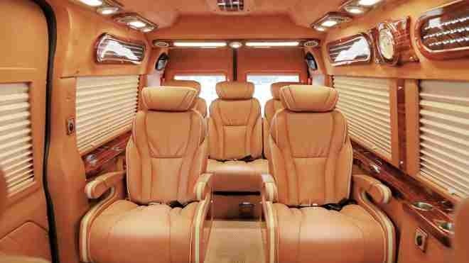 Xe Nam Cường Limousine Ghế ngồi Limousine 9 chỗ