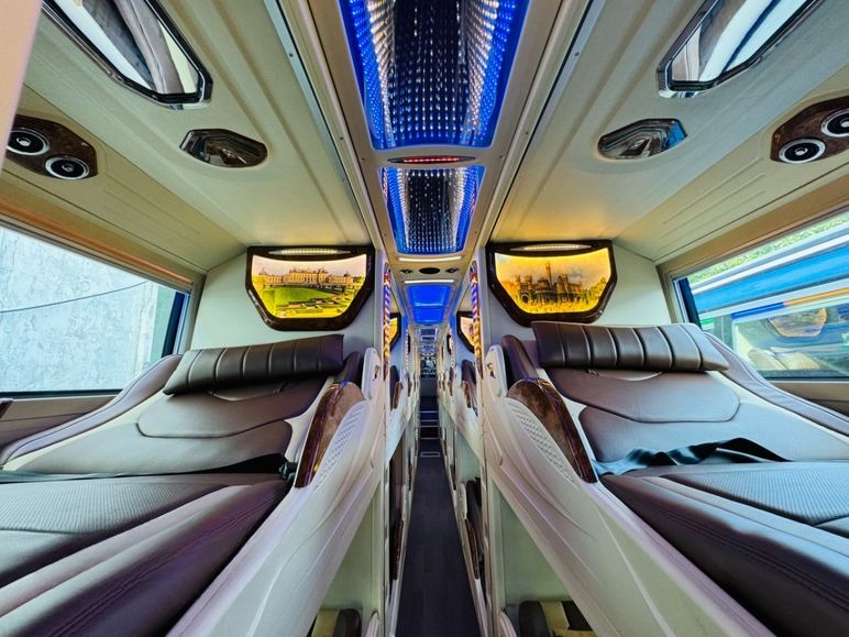Xe Hải Luân Giường nằm Tiện ích Nội thất Limousine 24 Phòng