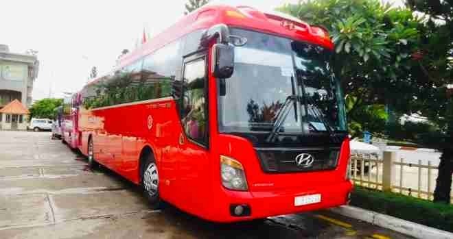 Xe Khánh Nguyên Mặt trước xe Bên hông xe Giường nằm 44 chỗ