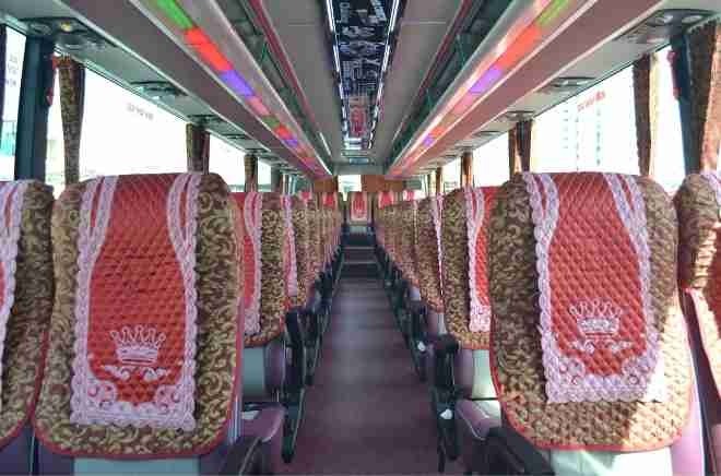 Xe Bình Minh (Mộc Châu Travel) Tiện ích Nội thất Ghế Ngồi 45 chỗ