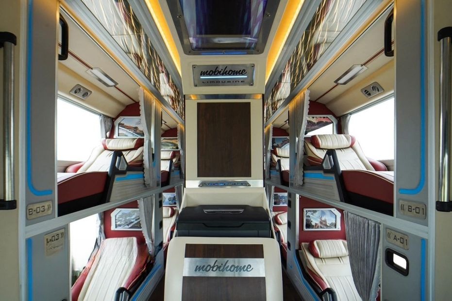 Xe An Phú Travel (Đà Lạt) Giường nằm Nội thất Limousine 34 Phòng VIP
