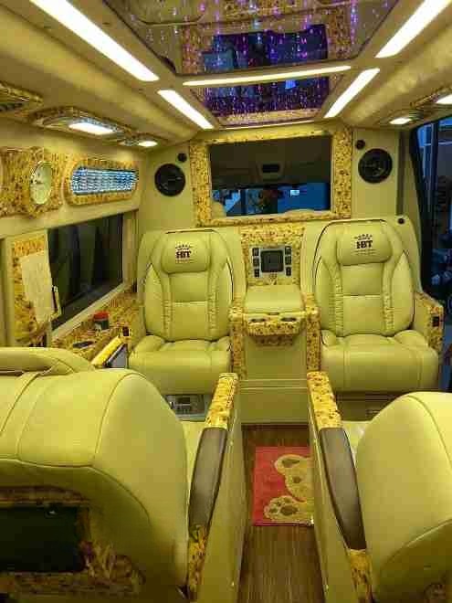 Xe Anh Bình Ghế ngồi Nội thất Tiện ích Limousine 9 chỗ