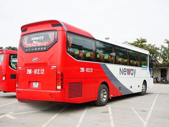 Xe Newway Mặt sau xe 