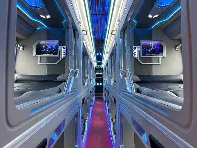 Xe Thảo Hồng Tiện ích Giường nằm Nội thất Xe 22 Phòng VIP