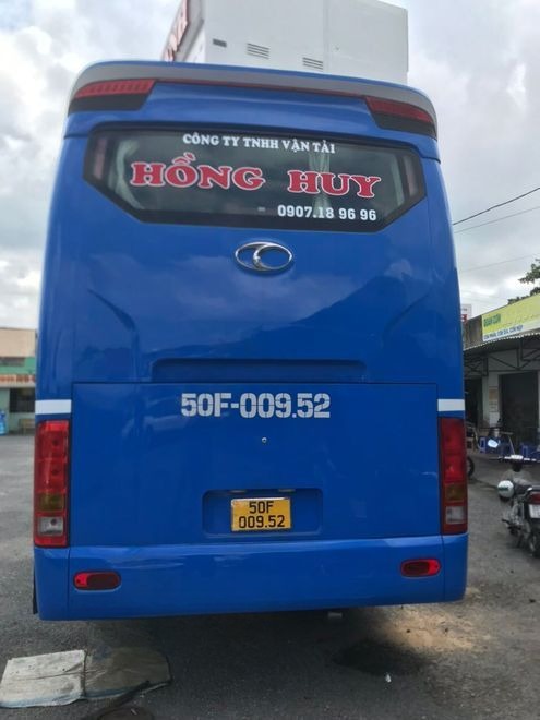 Xe Hồng Huy Mặt sau xe Giường nằm 40 chỗ