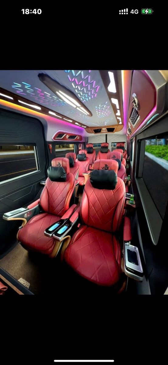 Xe Trung Nga Nội thất Limousine 12 ghế