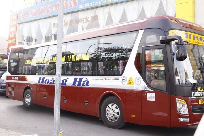Xe Hoàng Hà Bên hông xe Giường nằm 40 chỗ