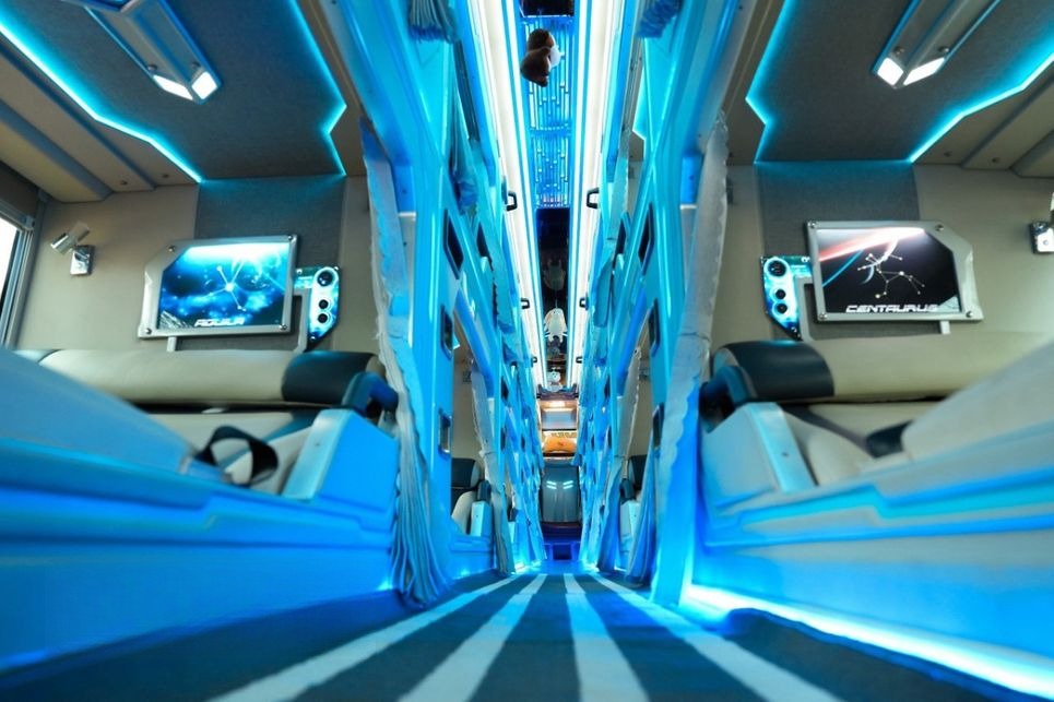 Xe Lovabus Tiện ích Nội thất Giường nằm Limousine 24 Phòng
