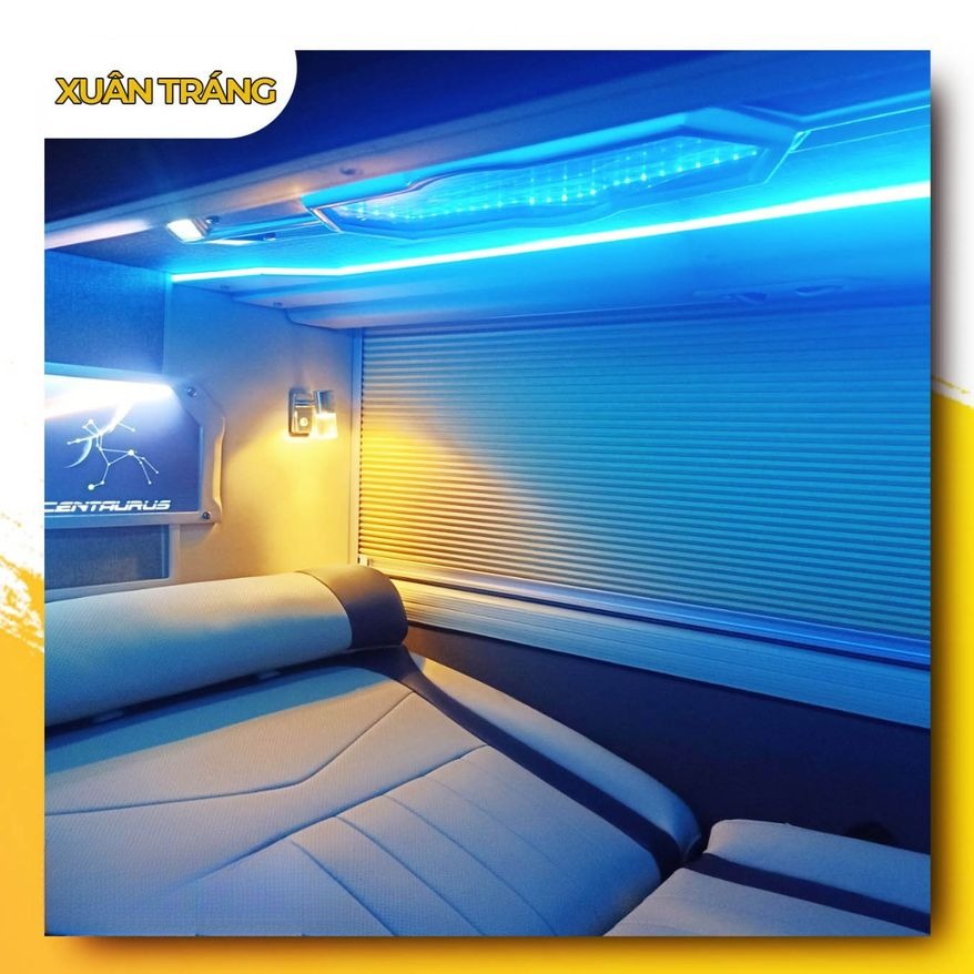 Xe Hải Vân Tiện ích Nội thất Limousine giường phòng 24 chỗ
