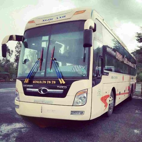 Xe Ngọc Ánh (Sài Gòn) Mặt trước xe Xe VIP 32 giường