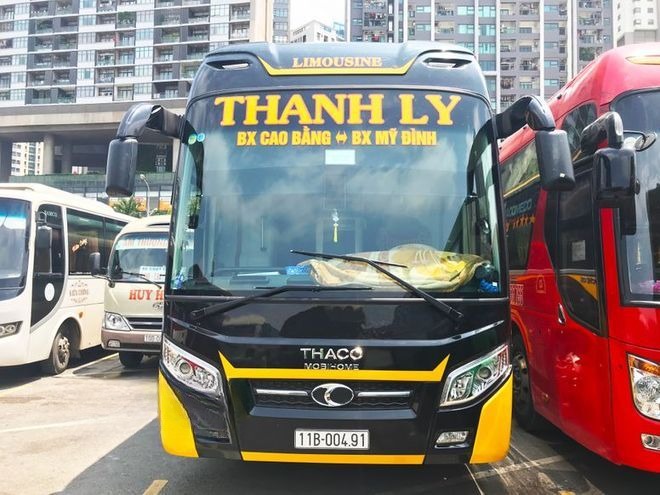 Xe Thanh Ly Mặt trước xe 