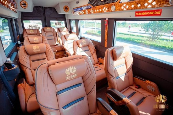 Xe Duy Khang Limousine Ghế ngồi Tiện ích Limousine 11 chỗ VIP