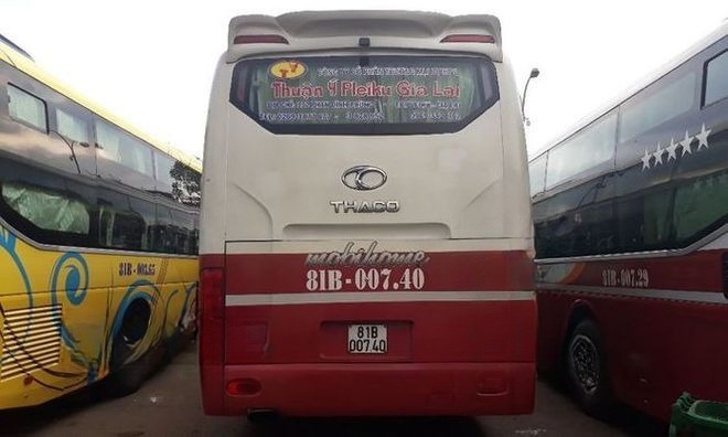 Xe Thuận Ý Mặt sau xe 