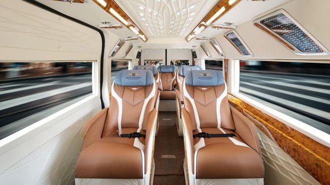 Xe Sơn Hải Limousine Tiện ích Nội thất Ghế ngồi Limousine 9 chỗ