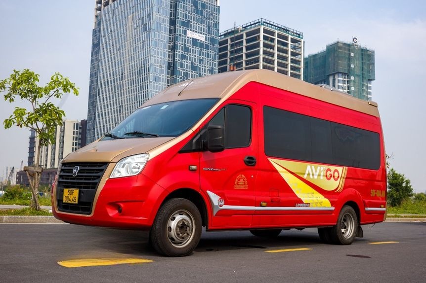Xe AVIGO Bên hông xe Ghế ngồi 16 chỗ